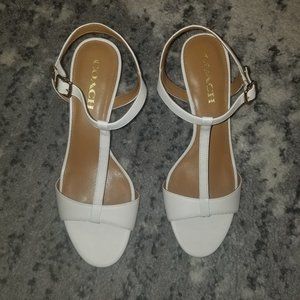 Coach Heels Like New!! Only used 1 time!